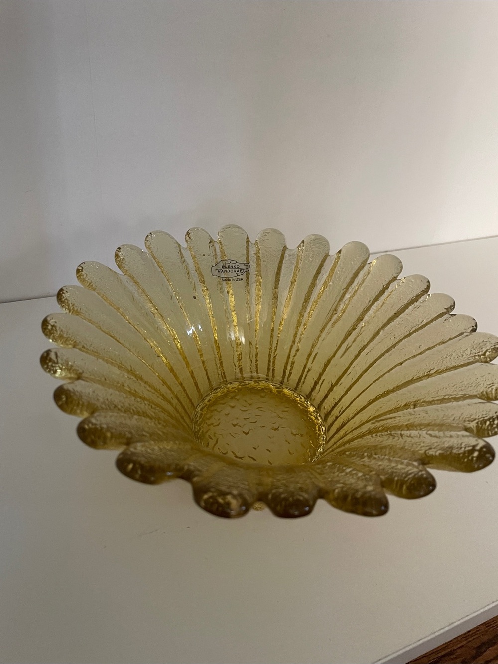 Blenko Petal Glass Bowl